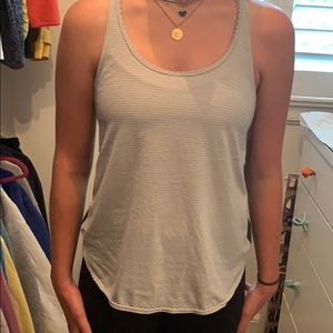 Lulu lemon light and dark grey tank top